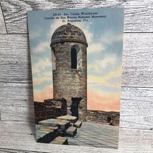 Vintage San Carlos Watchtower St Augustine Florida Ephemera Memorabilia Souvenir